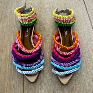 Rainbow strap rope flats